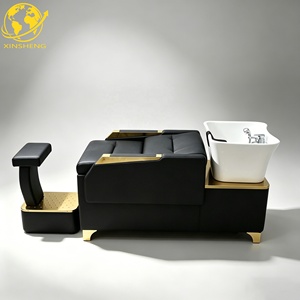Moderna Cama <span class=keywords><strong>de</strong></span> Spa <span class=keywords><strong>para</strong></span> Cabeza <span class=keywords><strong>de</strong></span> Acero Inoxidable Negro, Impermeable, con Cabezal <span class=keywords><strong>de</strong></span> Cerámica, <span class=keywords><strong>para</strong></span> Salón <span class=keywords><strong>de</strong></span> Belleza, con Reposapiés Ajustable <span class=keywords><strong>de</strong></span> Cuero Sintético, <span class=keywords><strong>para</strong></span> Baño - Product Image 2