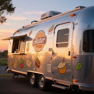 Remolque de Comida Personalizado Completo 2025, Camión de Hamburguesas con Cocina Completa, Carrito de Comida con Asador de Pollo - Product Image 4