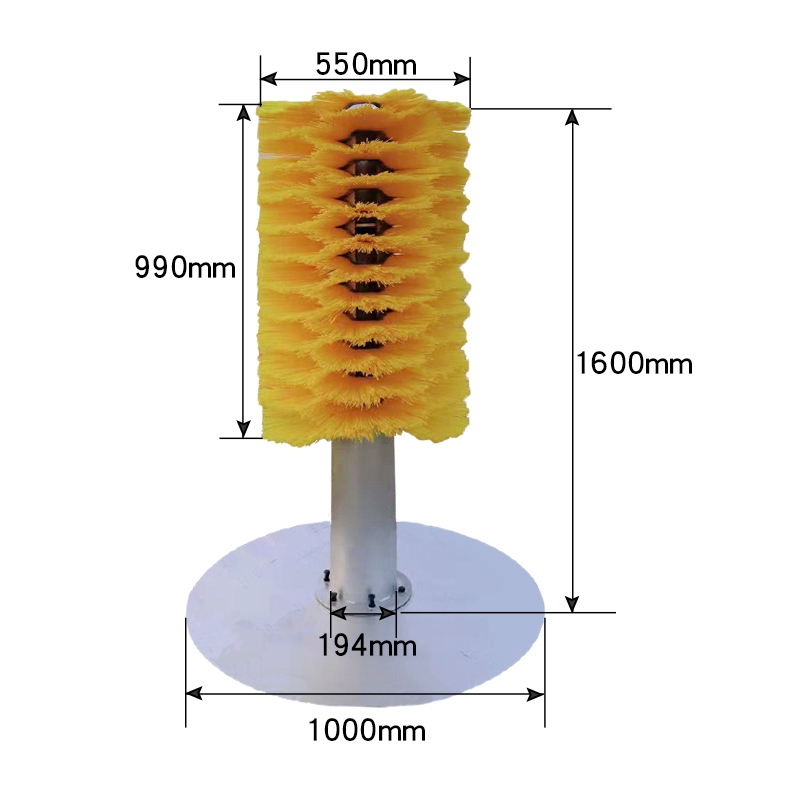 PP Material Filament Cow Body Brush 550mm Or Customized