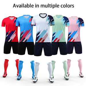 جيرسي كرة القدم ممارسة الكبار الاطفال الجاكار كرة القدم جيرسي في Uniformes De Futbol اللون Verde Y Blanco - Product Image 5