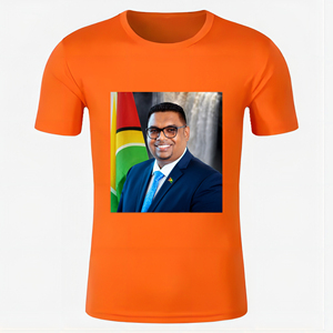 Wholesale 2025 Custom Presidential Campaign T-Shirts Central African Republic Unisex Polyester Sublimation Print Fast Delivery - Product Image 2
