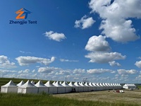Tente Pagode Extérieure en Aluminium Imperméable en PVC 3x3 4x4 5x5 6x6 8x8 10x10m avec Impression de Logo Personnalisé pour Expositions et Événements