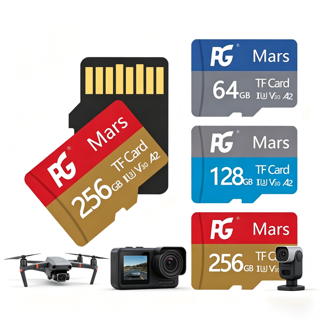 Reliable Shenzhen Factory PG Brand Industrial Mini SD Card 64/128/256GB Class 10 for Camera GPS & DVR