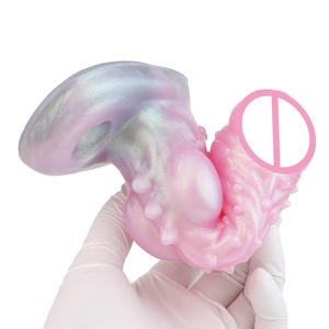 FAAK Adult Sexspielzeug Silikon hülle für Männer Verzögerung Ejakulation Große Größe Wolf Zähne Penis Ärmel Männliche Penis vergrößerung - Product Image 1