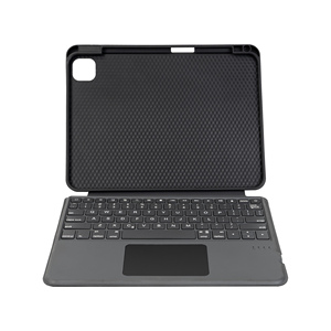 Étui clavier sans fil ultra-fin 5.0 <span class=keywords><strong>en</strong></span> cuir PU avec support pour stylet et pavé tactile pour le nouvel <span class=keywords><strong>iPad</strong></span> Pro 11'' (M4) 2024 - Product Image 3