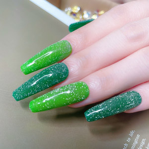Sơn Gel <span class=keywords><strong>Top</strong></span> Coat Không Cần Lau Disco Gel Polish Phát Sáng Trong Bóng Tối Kim Tuyến Kim Cương Disco Phản Quang Sơn Móng Tay Gel - Product Image 5