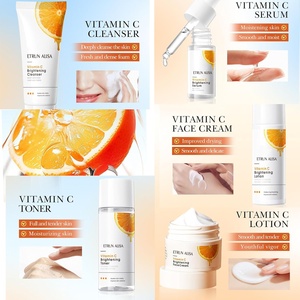 Coffret de Soins Visage Format <span class=keywords><strong>Voyage</strong></span> 5 Pièces Marque Blanche : Nettoyant, Tonique, Lotion, Sérum, Crème Hydratante - Product Image 2