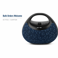 Enceinte portable Bluetooth en tissu avec poignée, motif léopard, sans fil, stéréo, basses puissantes, pour extérieur, commande en gros YE-168