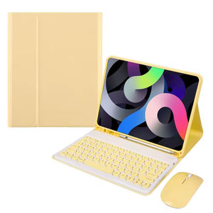 Fundas y Estuches <span class=keywords><strong>para</strong></span> Tablets de <span class=keywords><strong>PC</strong></span> y PU al por Mayor, Funda de Teclado Portátil de Cuero PU y TPU con Trackpad <span class=keywords><strong>para</strong></span> iPad de 10.ª Generación 10.9 - Product Image 4