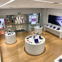 Fabricants d'armoires de présentation pour téléphones mobiles, vitrine de magasin de détail avec éclairage LED, armoire de présentation numérique personnalisée pour magasin