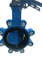 Fabrikdirektverkauf Schmetterlingsventile DIN AWWA DN150 Lug-Schmetterlingsventil düsteres Eisen-Edelstahlventil