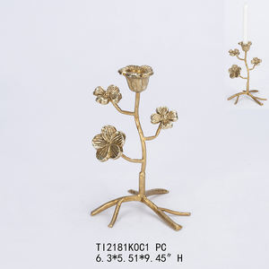 Bougeoirs décoratifs modernes pour fête de mariage Bougeoirs en forme de <span class=keywords><strong>branches</strong></span> d'arbre en métal de luxe - Product Image 4