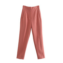 Pantalones de <span class=keywords><strong>Mujer</strong></span>, Nuevos Productos de Verano, Estilo Retro, a la Moda, Combinables con Todo, de Cintura Alta, Casuales - Product Image 5