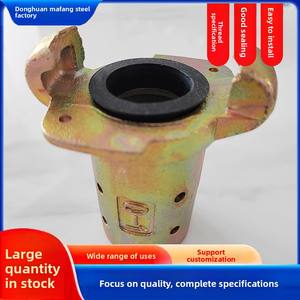 نمط الأوروبي الضغط العالي الصب الزنك مطلي موصل 24 مخلب نوع خرطوم نهاية/الذكور اقتران - Product Image 3