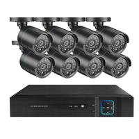 8CH 1080P HD DVR Kit Sistema de Segurança CCTV 8PCS 2MP P2P AHD Câmera do IR Ao Ar Livre À Prova D' Água De Vigilância Por Vídeo conjunto