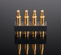Adaptador de Conector Magnético Micro USB con Pin Pogo de Latón, Servicio ODM/OEM, Superficie Chapada en Oro, Tipo SMT, Cable Personalizado