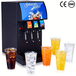 Professional Automatic Countertop Carbonated Beverage Fast Cooling 1 2 3 <strong>4</strong> 5 <strong>Flavor</strong> Post Mix <strong>Fountain</strong> <strong>Soda</strong> <strong>Machine</strong> - Product Image 1
