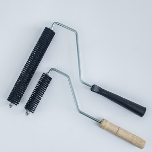 Customized Roller <b>Brushes</b> Black Bristle 45mm Length Chemical Fiber Circular Shape For Painting Building Materials Tool <b>Brush</b> - Product Image 4