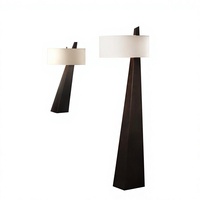 Lampe de table en bois rétro avec abat-jour en forme de tambour, lampe de chevet LED pour salon, chambre à coucher, hôtel