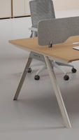 Bureaux et postes de travail modernes convertibles et extensibles avec cadre de bureau - Matériel bois + métal