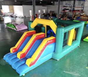 Tobogán inflable <span class=keywords><strong>hinchable</strong></span> <span class=keywords><strong>Castillo</strong></span> Tobogán colorido Interior y exterior Jungla inflable Carrera de obstáculos Salida de fábrica - Product Image 2