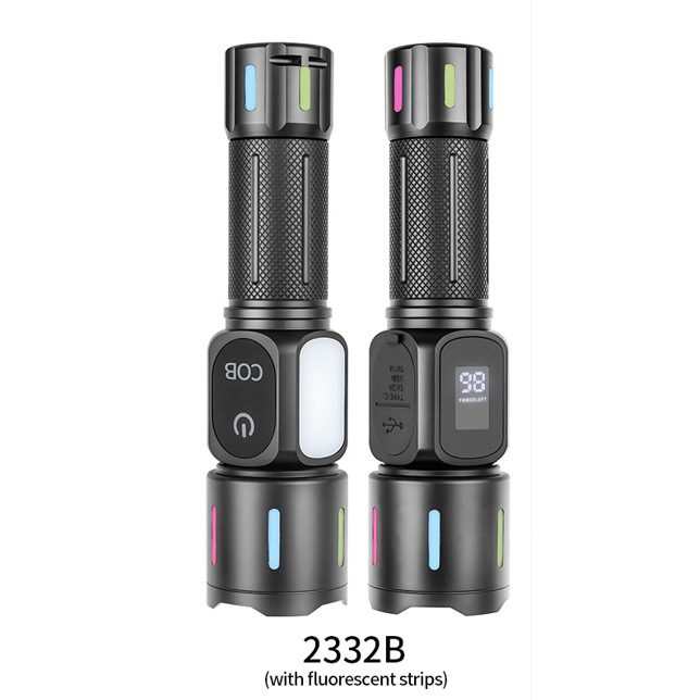 2332B con tira fluorescente) Cable USB (batería no incluida)