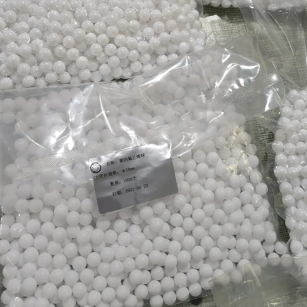 Prezzo di fabbrica produttore fornitore fluoroplastica Ptfe sfera di plastica dura per scivolo