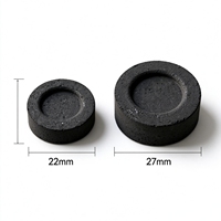 CharcoalGo Meilleures ventes 22/27mm Tablettes de charbon de bois de pomme pur à allumage rapide pour Bakhoor, Chicha, Encens, Oud, Vente en gros