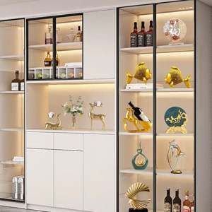 Cave à vin moderne de luxe pour salle à manger, salon, bar, cave à vin murale pour meubles de salon - Product Image 1