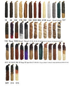 Curl Español de 12-30 pulgadas, Pelo Sintético Rizado Sedoso, Accesorio de Rizo de Pony, Trenzas de Ganchillo, Espiral, Rizo Francés, 150 g/Paquete - Product Image 2