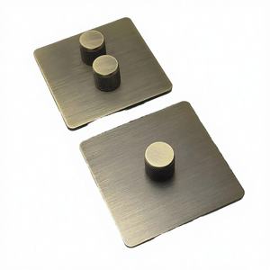 Interrupteurs variateurs uniques, vitesse du ventilateur, panneau en acier inoxydable, interrupteur mural, prises électriques domestiques, Smart Life 10A, durable - Product Image 3