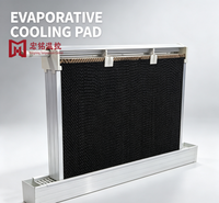 Coussin de refroidissement par évaporation, rideau humide pour serre et élevage, coussin de refroidissement en cellulose pour porcherie et ferme avicole
