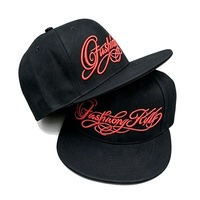Topi Snapback Custom Bordir 3D Puff 6 Panel Terstruktur Hip Hop Polos Flat Bill Pria Baseball Caps Grosir