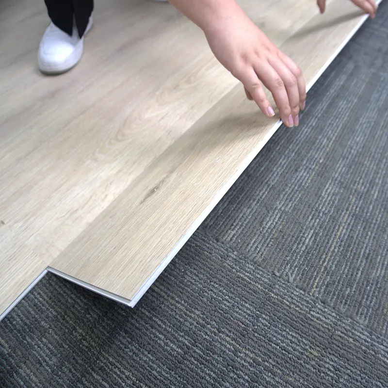 4mm 5mm luxury oak laminated indoor herringbone hardwood interlocking lvp lvt spc pvc vinyl flooring tiles