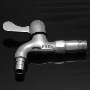 Grifo para Lavadora Crane Crown, Totalmente de Cobre, Entrada de 20 mm, Montaje en Pared, Apertura Rápida, Monomando - Product Image 4