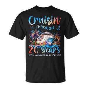 Camiseta Cruisin Through 20 Years para el 20º aniversario de la crucitaña - Product Image 1