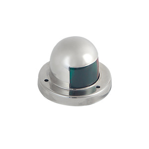 Feu de navigation LED pour bateau, rouge et vert, double couleur, acier inoxydable 316, 12Vdc, 2.2W, étanche pour bateaux - Product Image 2