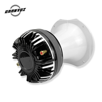 Tweeter à compression en titane Pro 2 pouces avec unité de haut-parleur à cornet, puissance maximale 300 Watts, haut-parleur à cornet de 2 pouces pour audio automobile