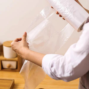 Bolsas <span class=keywords><strong>de</strong></span> Plástico LDPE Transparentes Perforadas Personalizables para Alimentos, en Rollo, para Supermercado, Fáciles <span class=keywords><strong>de</strong></span> Rasgar, Resistentes a la Humedad, con Asa Flexible - Product Image 4