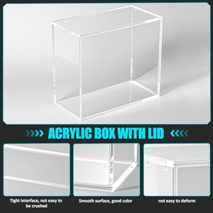 Caja de Acrílico Personalizada al por Mayor para Protección, Caja de Acrílico Magnética para Exhibición - Product Image 2