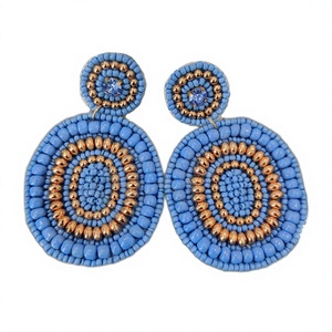 Pendientes Colgantes con Cuentas de Girasol, Diseño Bohemio y Elegante para Mujer, Forma de Flor Amarilla, Joyería para Fiestas y Bodas - Product Image 6