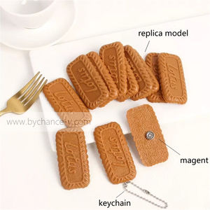 Blagues pratiques gags jouet simulation nourriture artisanat réaliste Lotus Biscoff biscuits artificiels pour la décoration <span class=keywords><strong>de</strong></span> boulangerie - Product Image 3