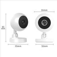 Caméra de sécurité intelligente Wi-Fi 1080HD CCTV pour maison connectée, 2MP HD, alertes en temps réel via application, audio bidirectionnel avec suivi de mouvement pour bébé et animal de compagnie