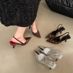 Sandali baotou da 2024 <span class=keywords><strong>donna</strong></span> primavera/estate con gonne alla moda <span class=keywords><strong>tacchi</strong></span> alti <span class=keywords><strong>donna</strong></span> - Product Image 5