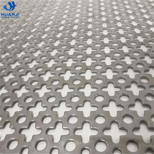 Tôle en acier inoxydable perforée à motif décoratif, maille perforée à armure simple avec services de découpe, pliage et soudage - Product Image 3