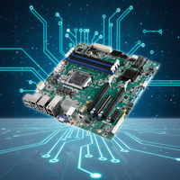 ADVANTECH AIMB-587QG2-00A1E Processeurs Intel Core Xeon W de 10e génération DDR4 128 Go SATA Nouveau chipset Q470E Micro-ATX Intégré