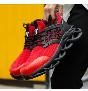 รองเท้าทำงานผู้ชายแบบสานระบายอากาศสำหรับฤดูร้อน รองเท้าผ้าใบกันลื่น - Product Image 2