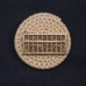Llavero Colgante Creativo de Latón con Ábaco, Accesorio para Llaves de Coche, Estilo Antiguo, Cuentas Móviles, Material de Cobre - Product Image 4