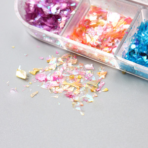 Pegatinas de Lentejuelas Decorativas para Uñas, 12 Colores Aurora, Papel Brillante, Accesorios de Lujo para Manicura, Decoración de Uñas 3D de Plástico, Adhesivos <span class=keywords><strong>OYS</strong></span> - Product Image 6