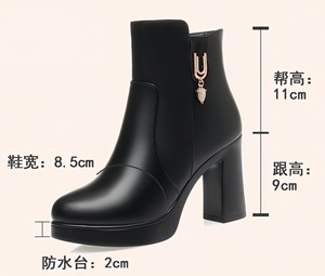 Nuovi Stivali Donna di Lusso 2025, <span class=keywords><strong>Tacco</strong></span> <span class=keywords><strong>Basso</strong></span> 9cm/7cm, Antiscivolo e Caldi per Autunno/Inverno, Design di Alta Qualità - Product Image 6